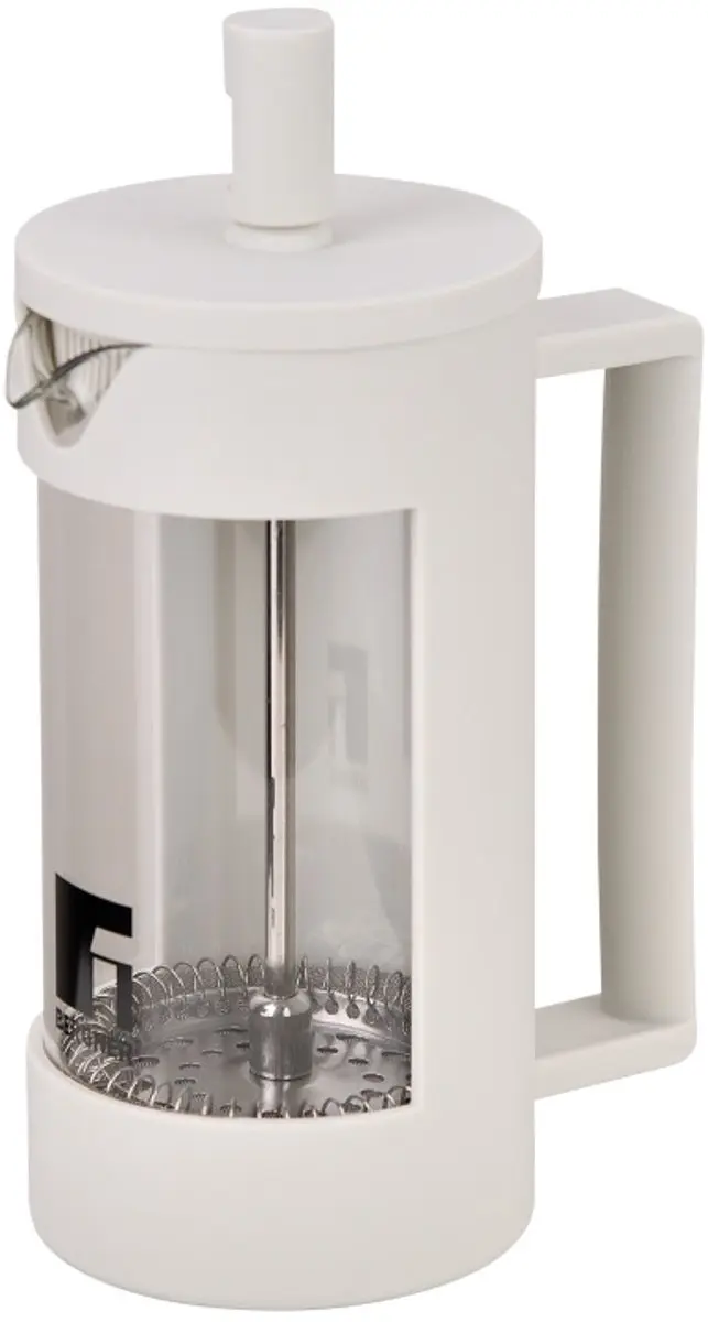 LINES French Press thee- en koffiepot 350 ml, wit