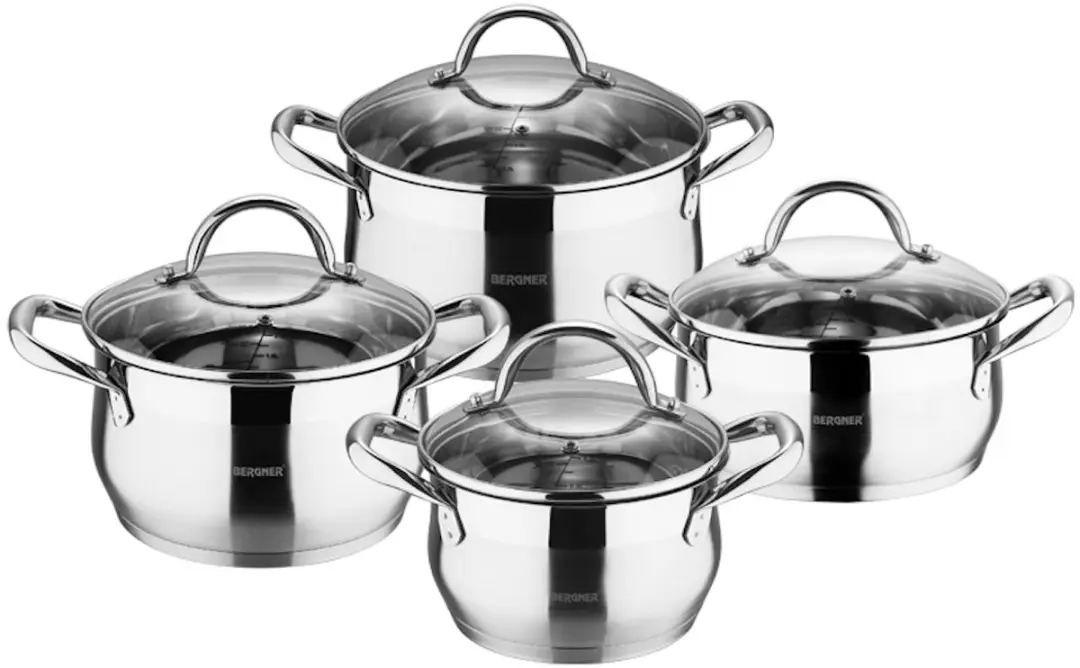 Bergner Roestvrijstalen pannenset