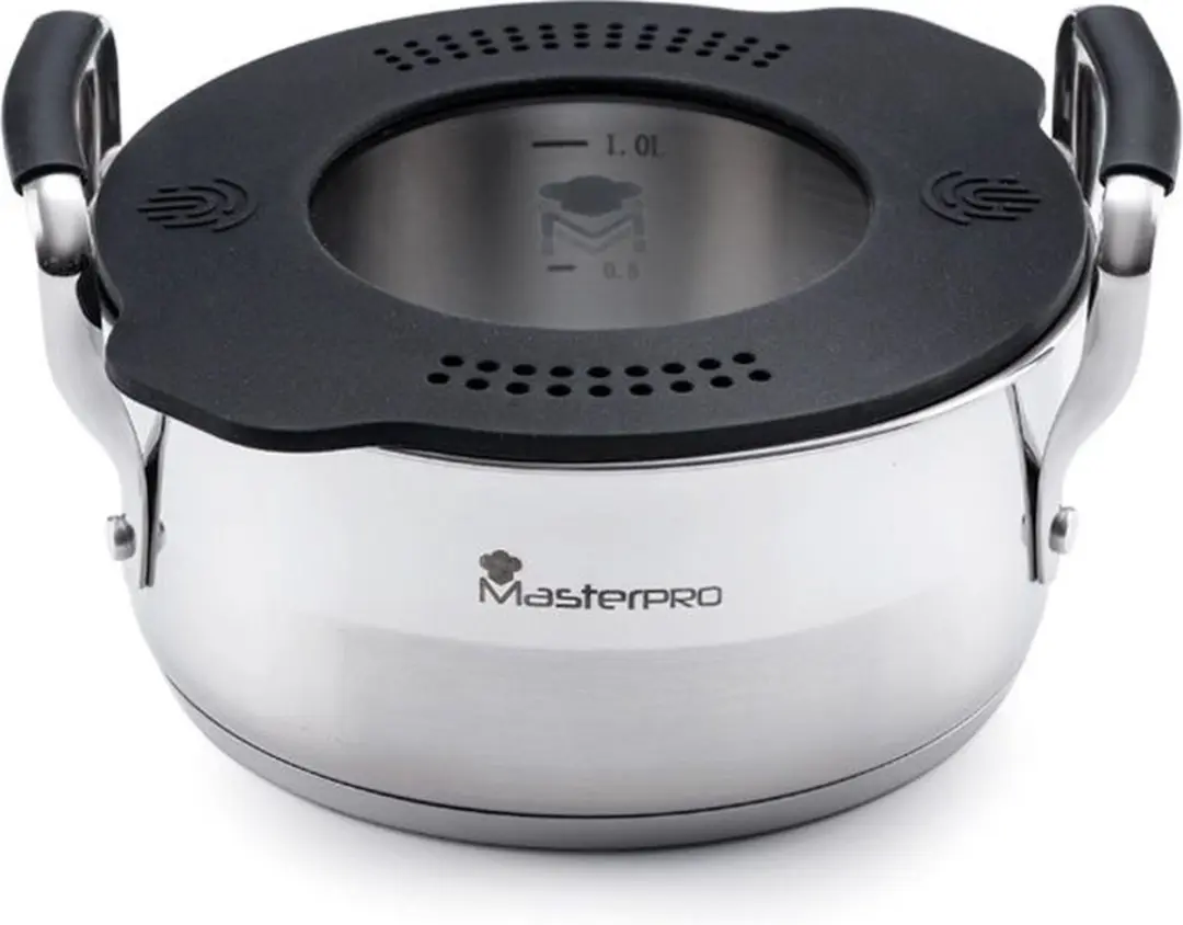 Bergner Masterpro Pan Met Siliconen Deksel
