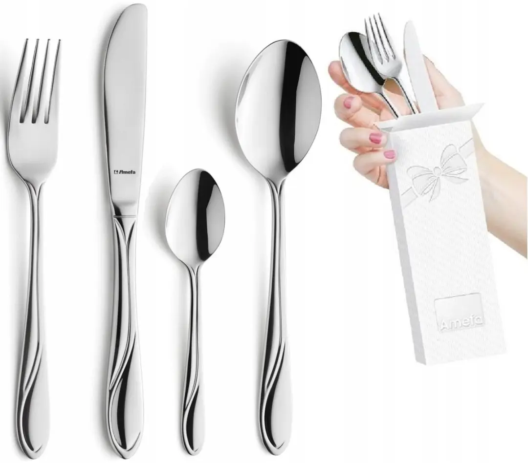 Amefa Whisper Bestek Set 216 Delen voor 54 Personen