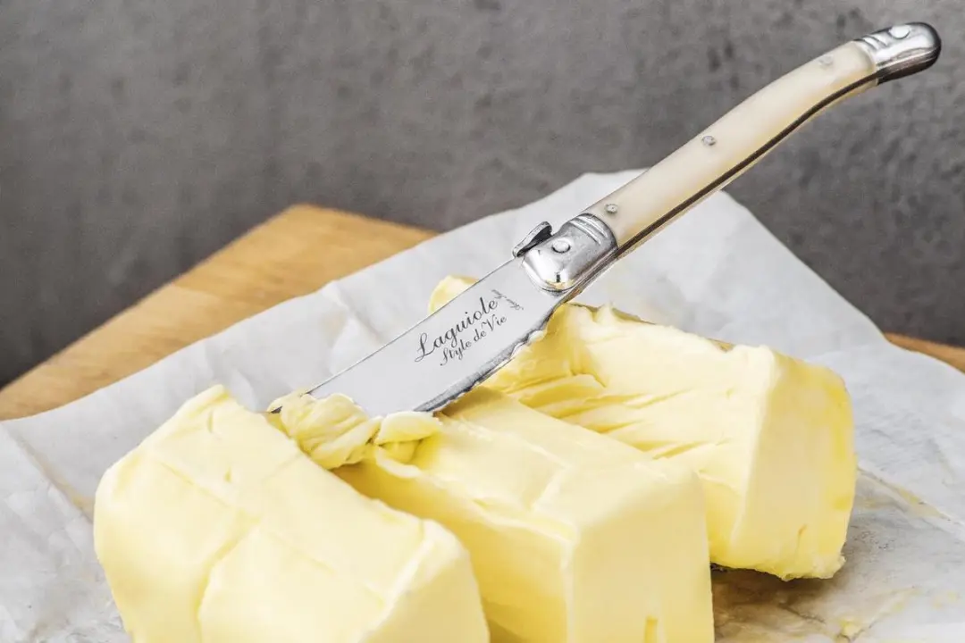Laguiole Style de Vie Botermessen Premium Line 4-delig - Parelmoer