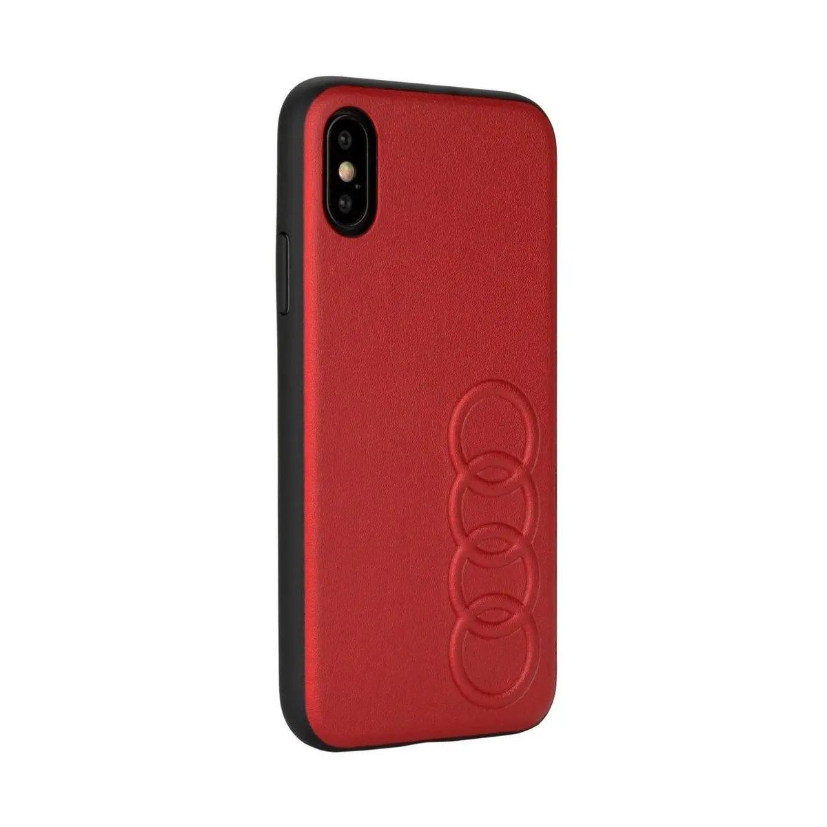 Audi iPhone Xs Max Hoesje - Effen Rood - Kunstleer - MPN 8719273993118