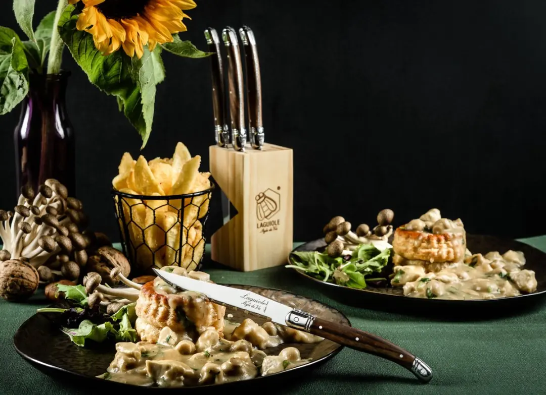 Laguiole Style de Vie Premium Line Steakmessen - 6-delig - Dark Wood
