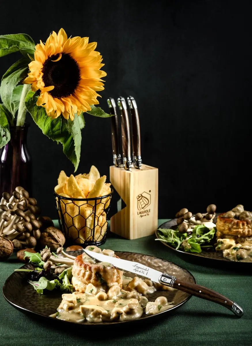 Laguiole Style de Vie Premium Line Steakmessen - 6-delig - Dark Wood