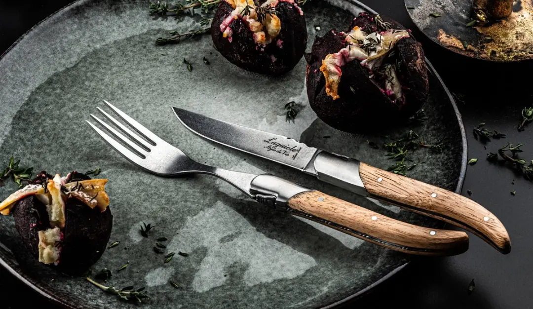 Laguiole Style de Vie Luxury Line Steakmessenset 6-delig - Eikenhout