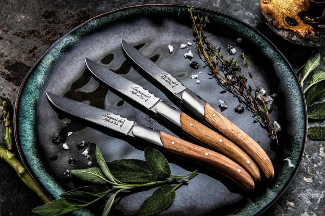 Laguiole Style de Vie Luxury Line Steakmessenset 6-delig - Eikenhout