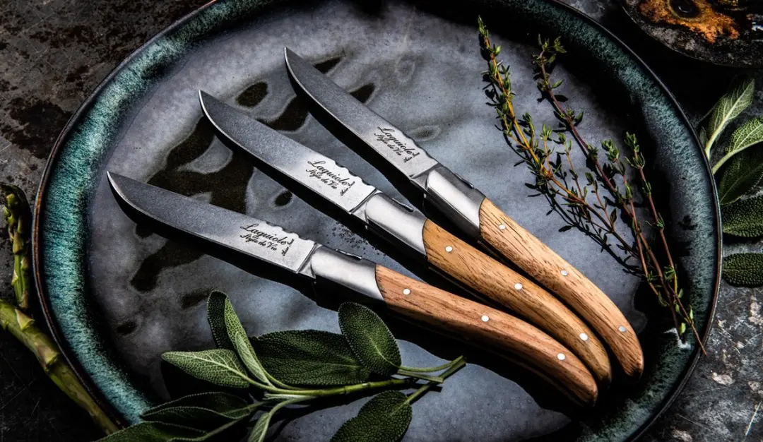 Laguiole Style de Vie Luxury Line Steakmessenset 6-delig - Eikenhout