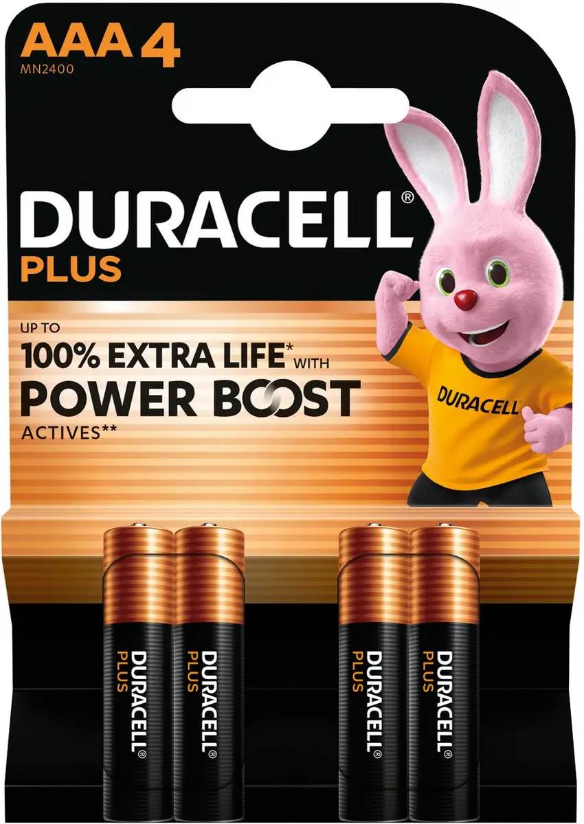 Duracell Plus AAA Batterijen 1200mAh