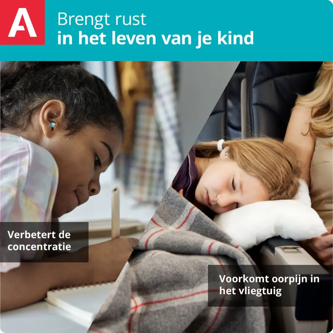 Alpine Pluggies Kids Gehoorbescherming - 25 dB - Wit