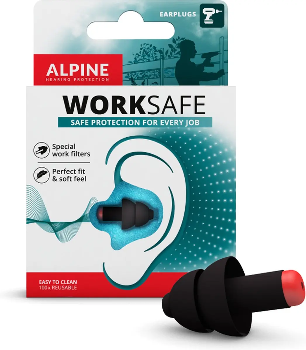 Alpine WorkSafe Oordoppen 23dB