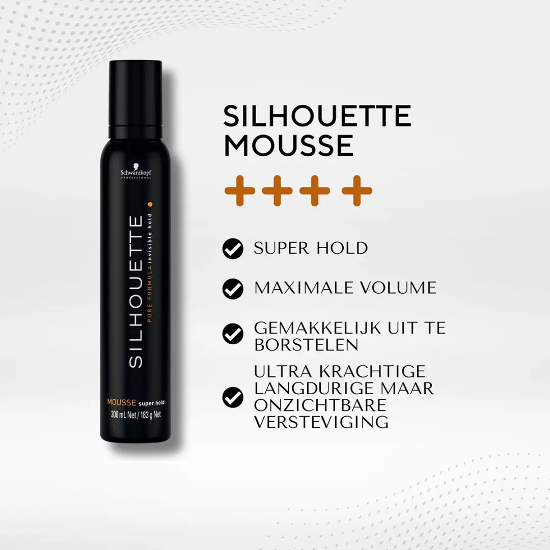 Schwarzkopf Mousse Silhouette 200ml - Unisex