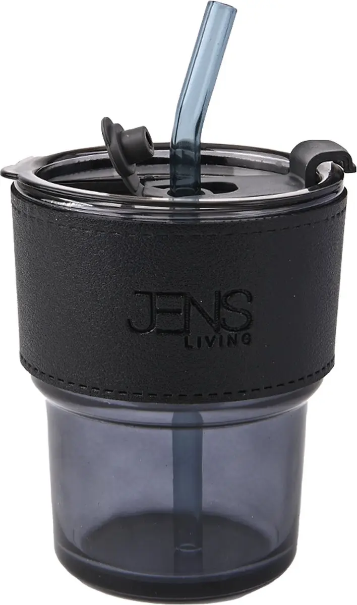 JENS Living Glazen Reisbeker Zwart