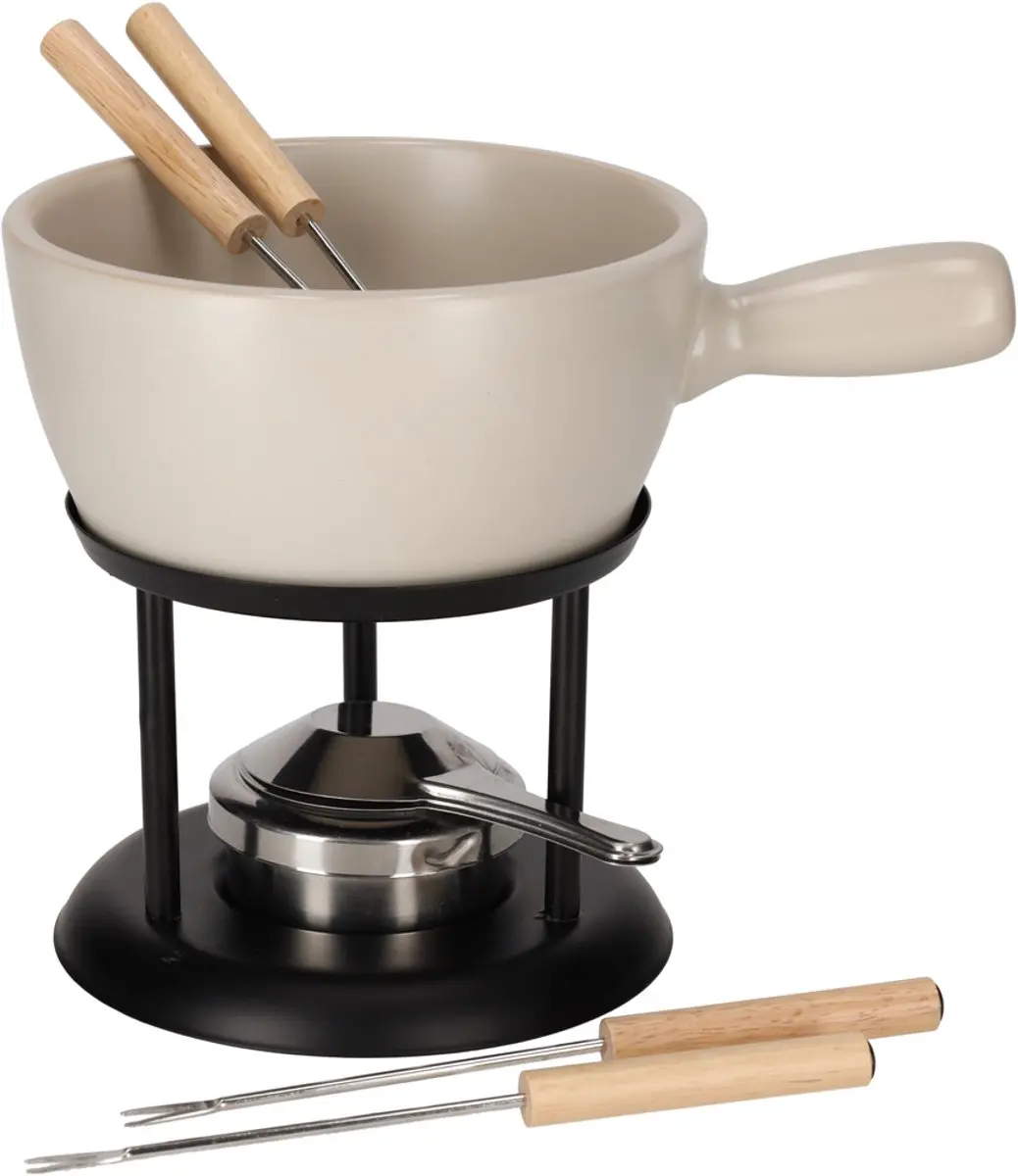 JENS Living Fondue Set Beige Large