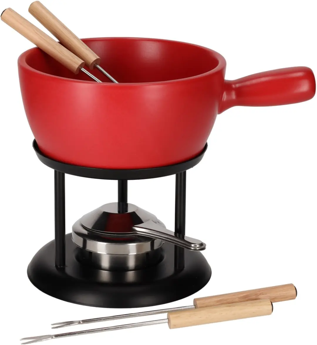 JENS Living Fondue Set Rood Large