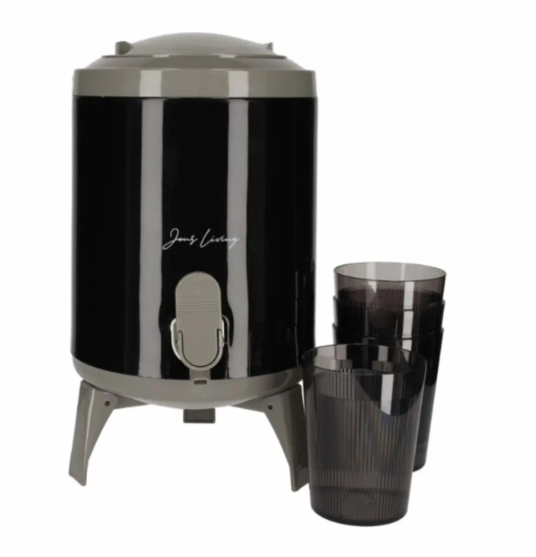 JENS Living Sapdispenser Set 5L - 5 Stuks - Zwart