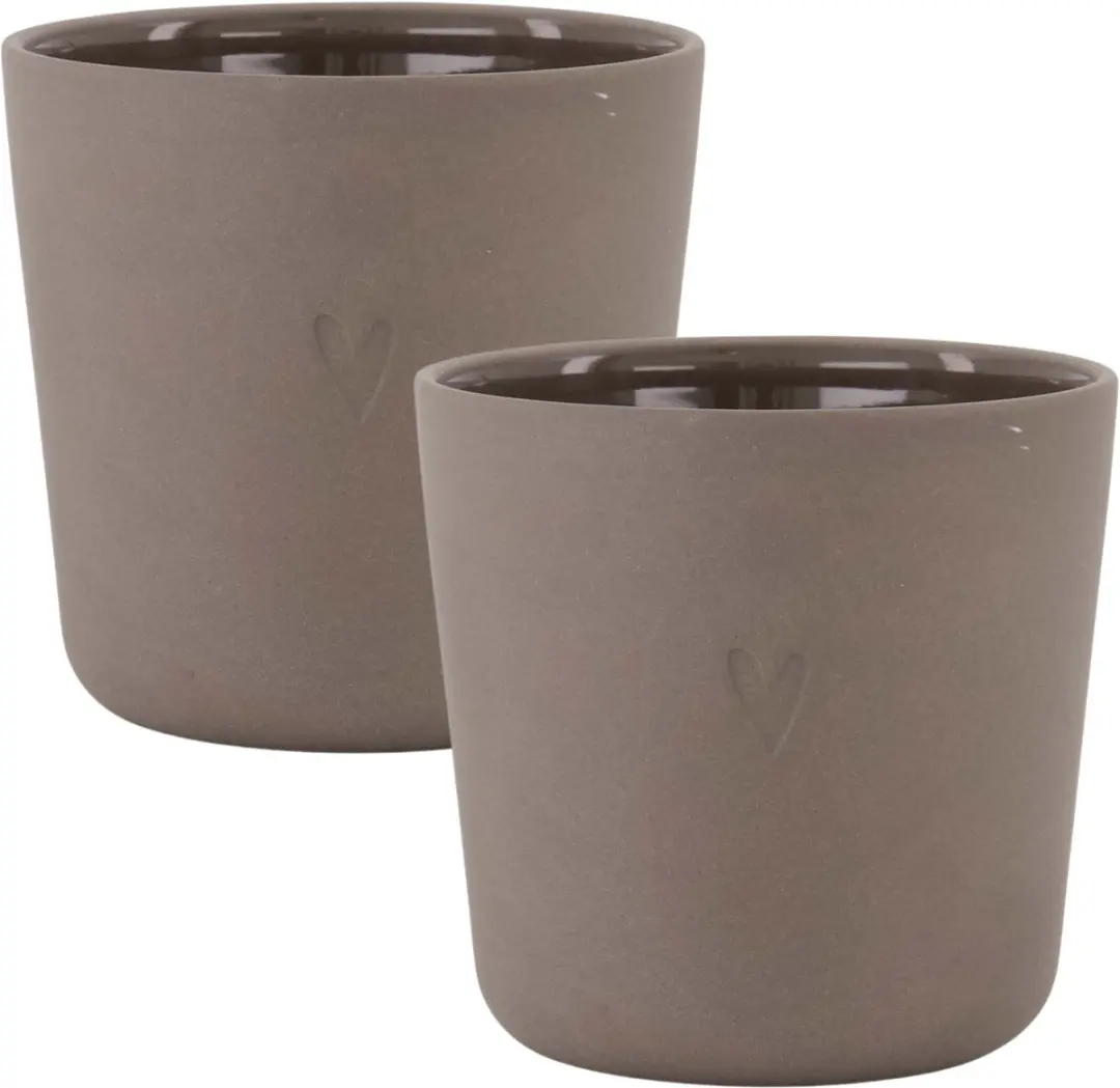 Zusss Set Van 2 Koffiemokken Hartje
