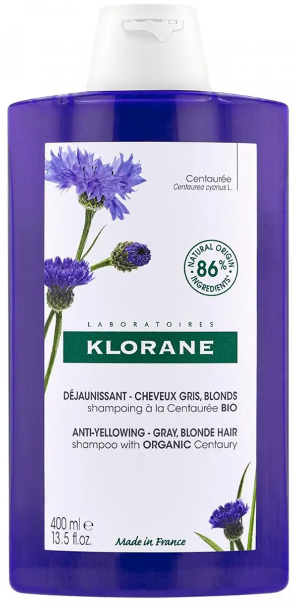 Klorane Centaureas Bio Kleurneutraliserende Shampoo 400ml