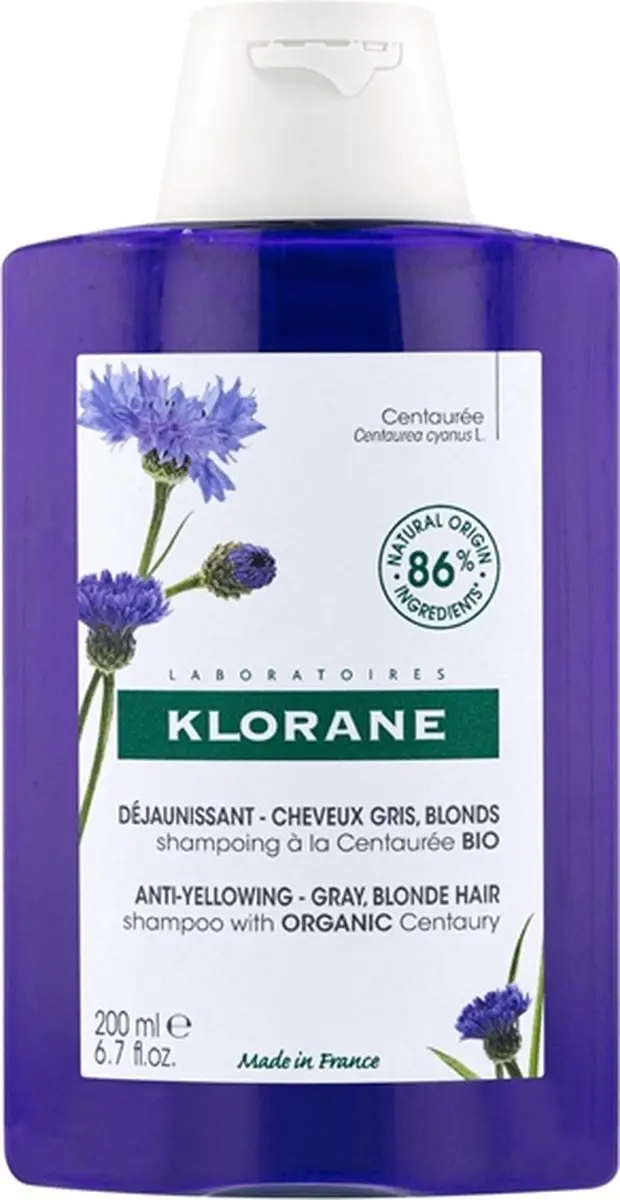 Klorane Centaureas Bio Kleurneutraliserende Shampoo 400ml