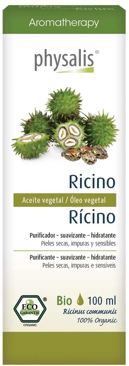 Physalis Aromatherapy Biologisch Ricinusolie 100ml