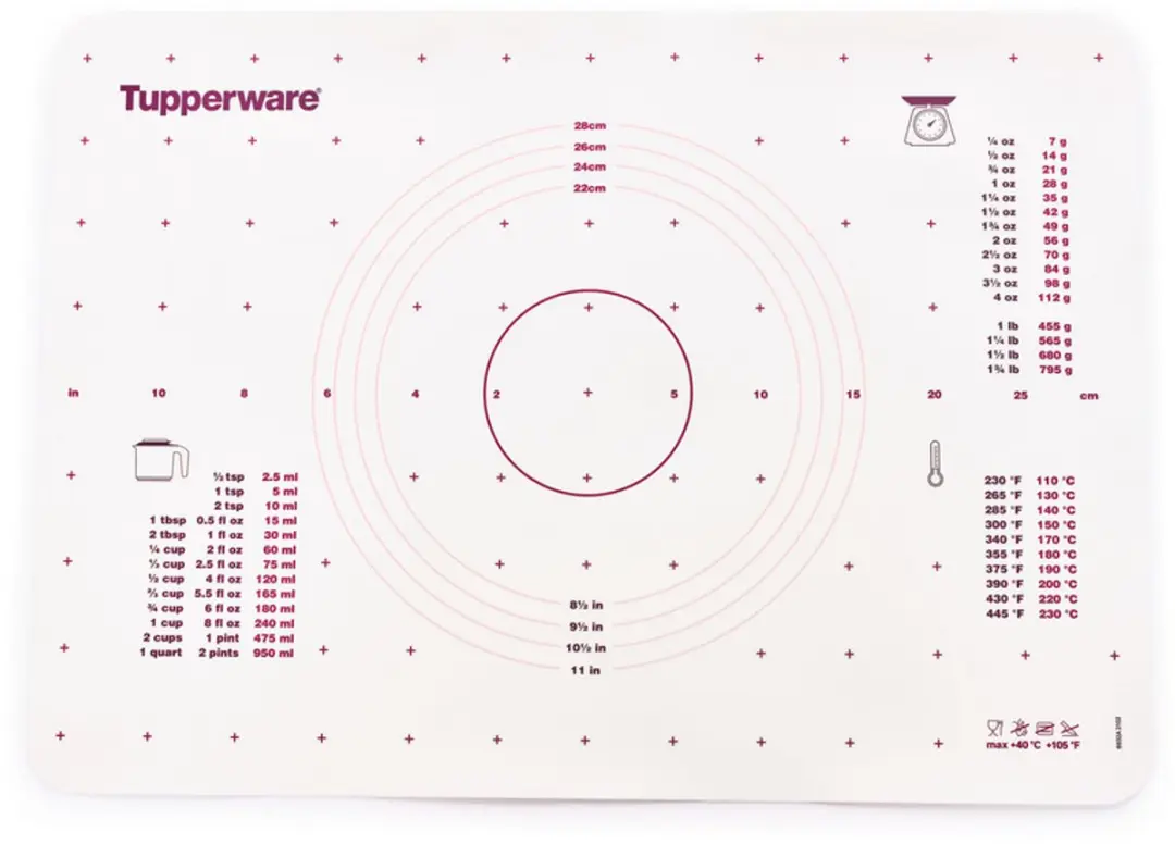Tupperware Placemat ( bakken) Nieuwe Kleur