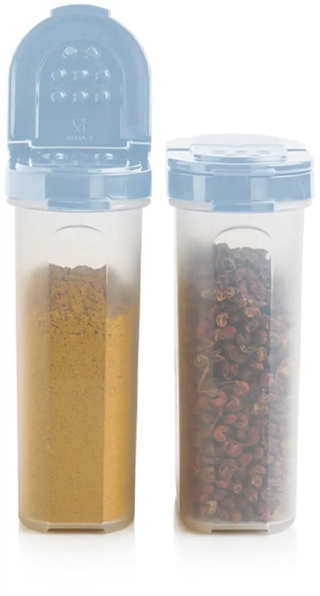 Tupperware kruidenovaaltjes 250 ml set van 2 ( collectie ruimtespaarders)