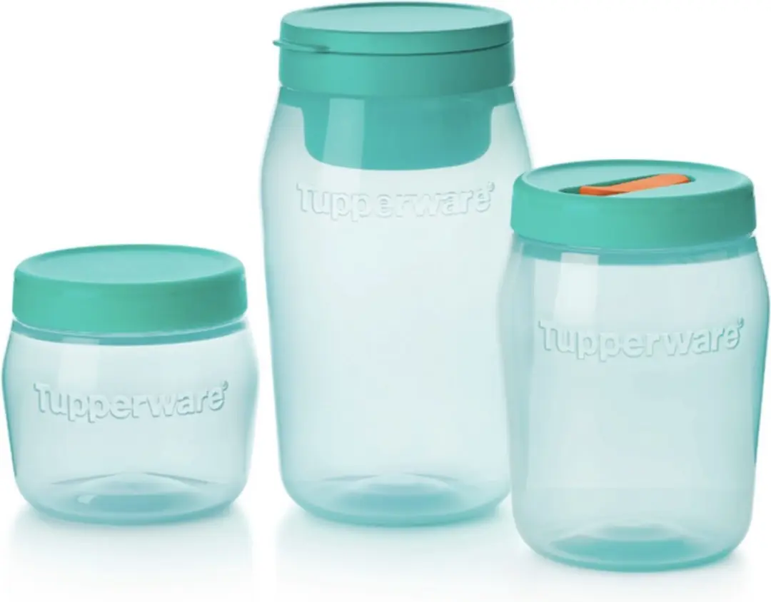 Tupperware Jar set van 3