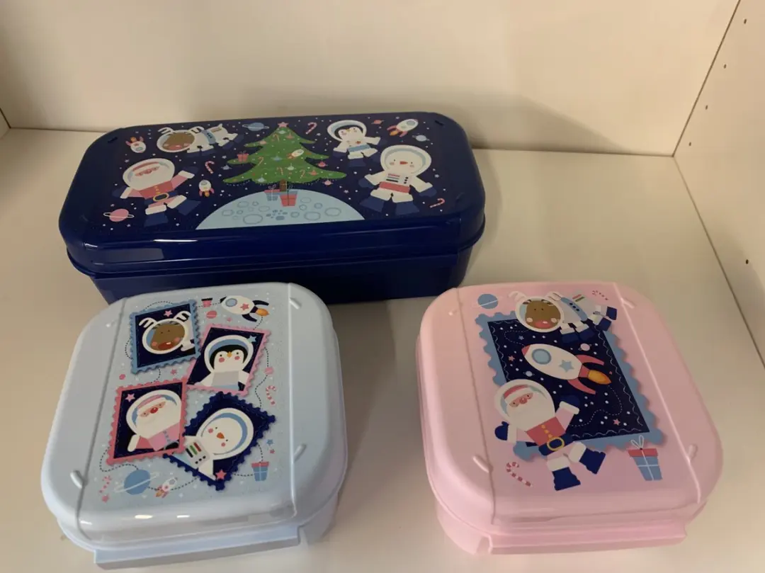 Tupperware set Tuppertoppers (editie kerstmis, winter)