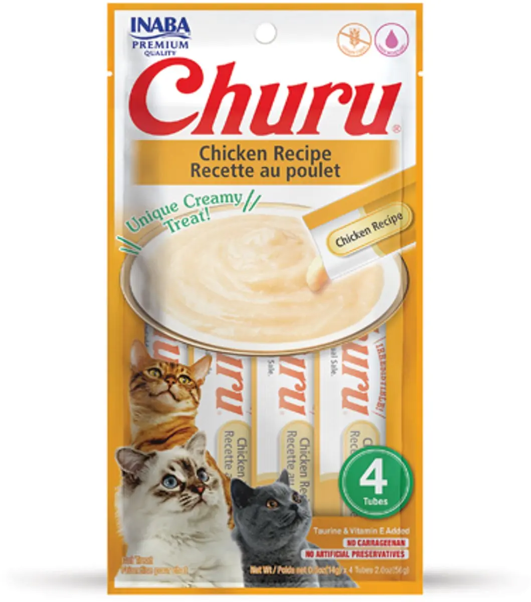 Inaba Churu Purée Kip 70g - 4 Stuks