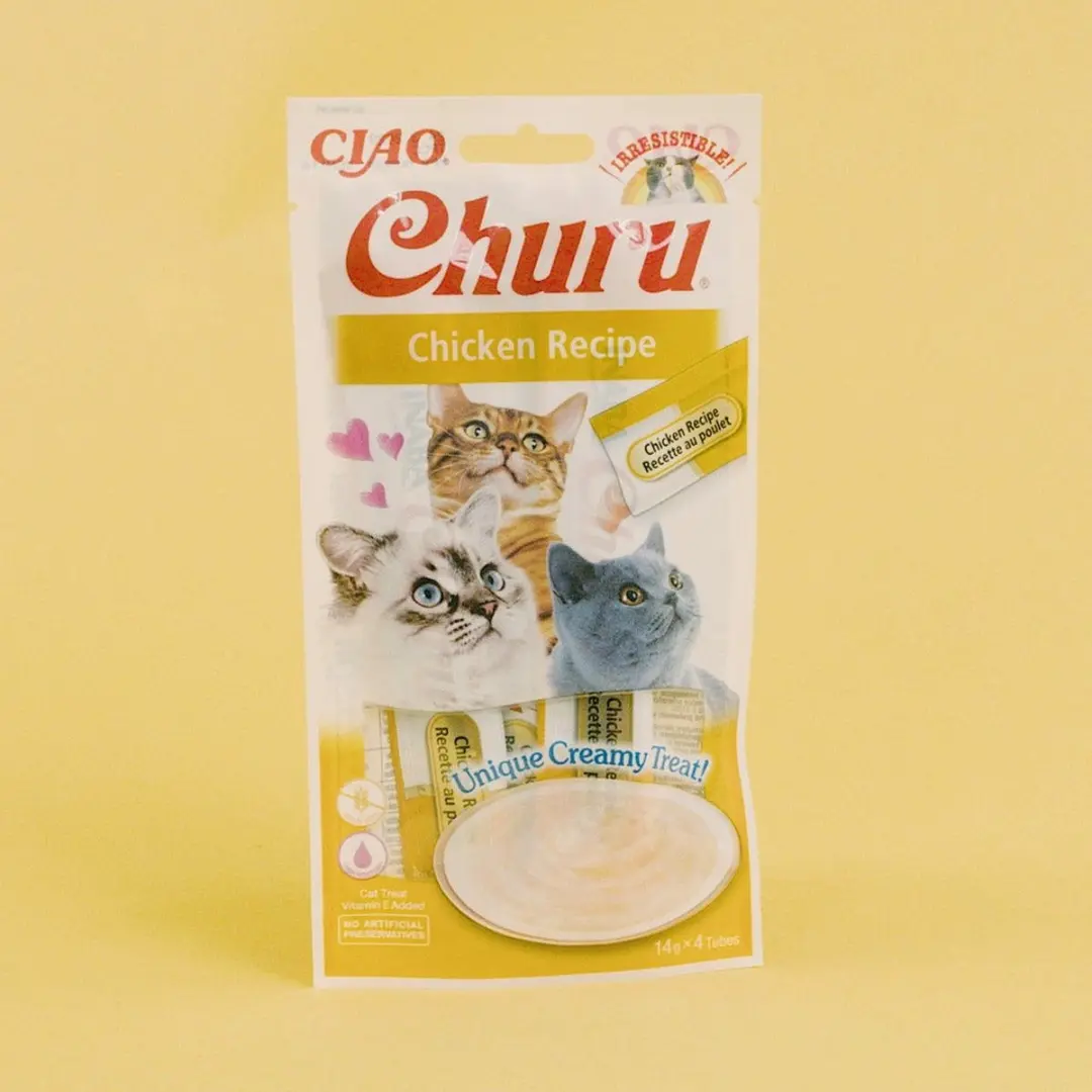 Inaba Churu Purée Kip 70g - 4 Stuks