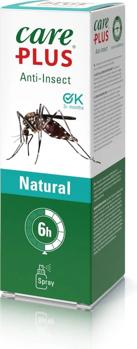 Care Plus Anti-Insect Natural Spray 60ml - Muggen/Teken