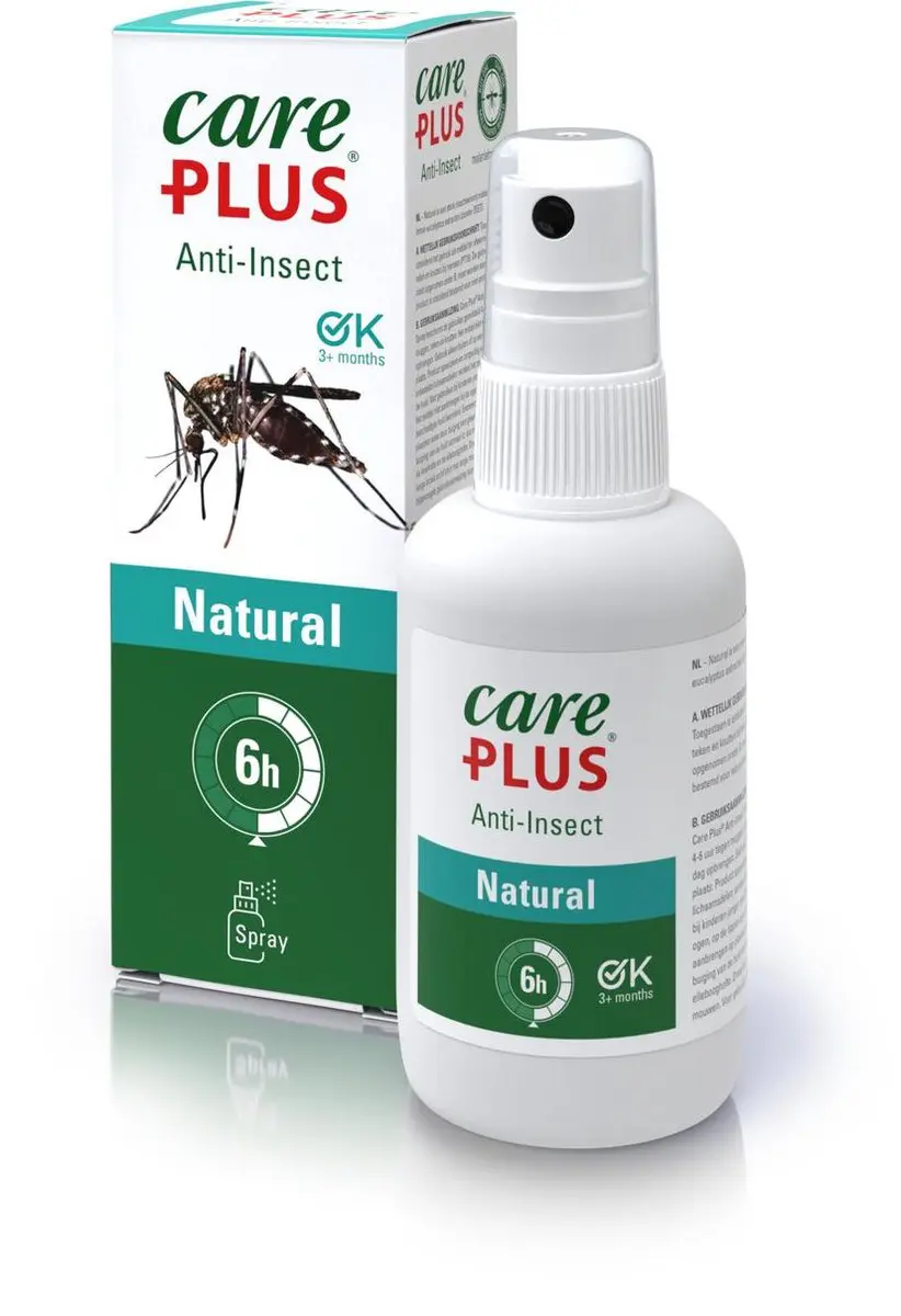 Care Plus Anti-Insect Natural Spray 60ml - Muggen/Teken