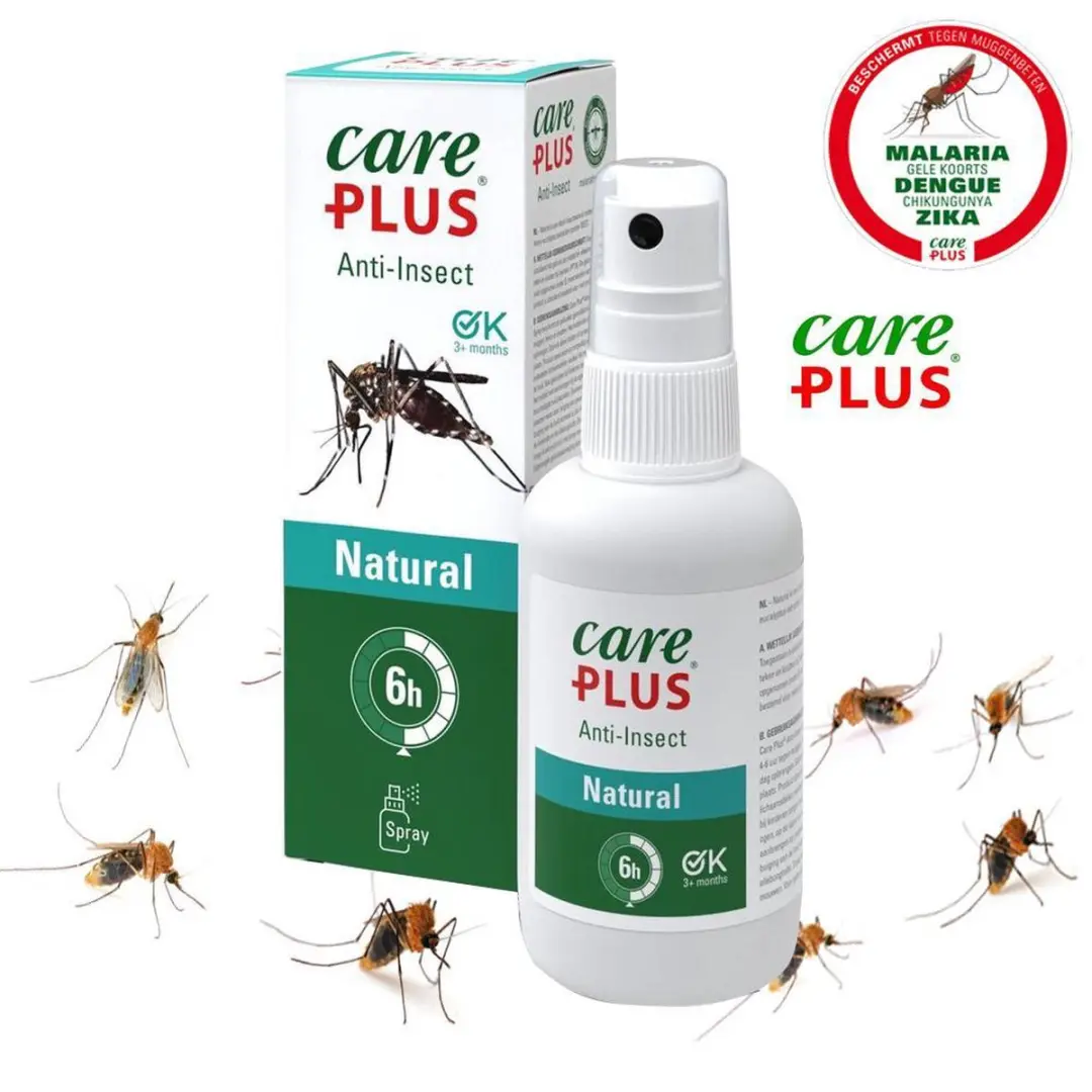 Care Plus Anti-Insect Natural Spray 60ml - Muggen/Teken