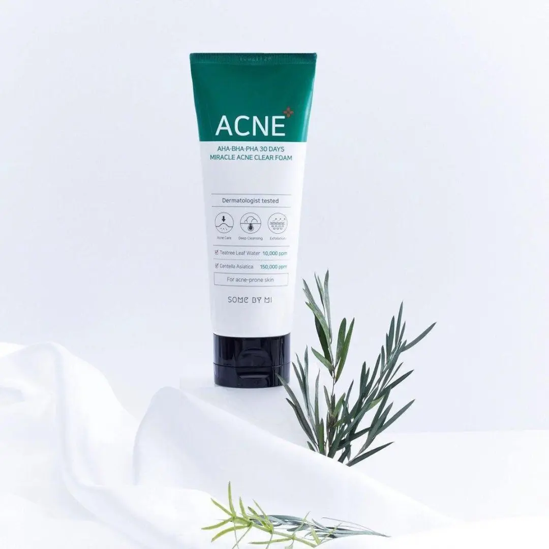SOME BY MI AHA BHA PHA 30 Days Miracle Acne Clear Foam Gezichtsreiniger 100ml