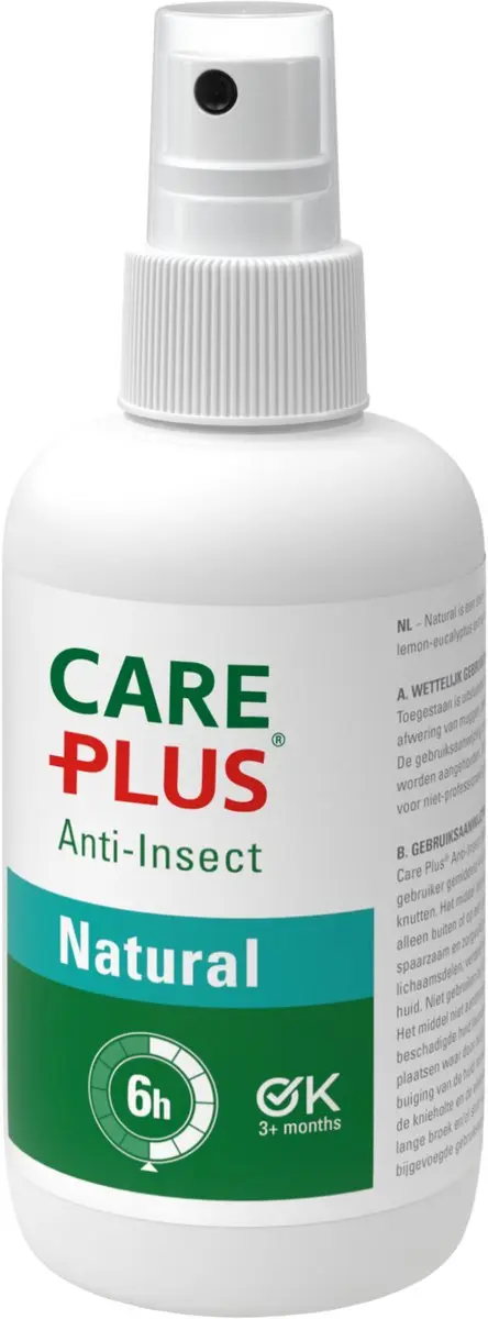 Care Plus Anti-Insect Natural Spray 200ml - Muggen/Teken