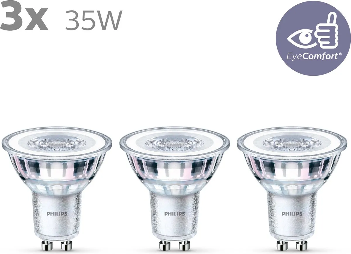 Philips LED Spot GU10 3.5W Warmwit