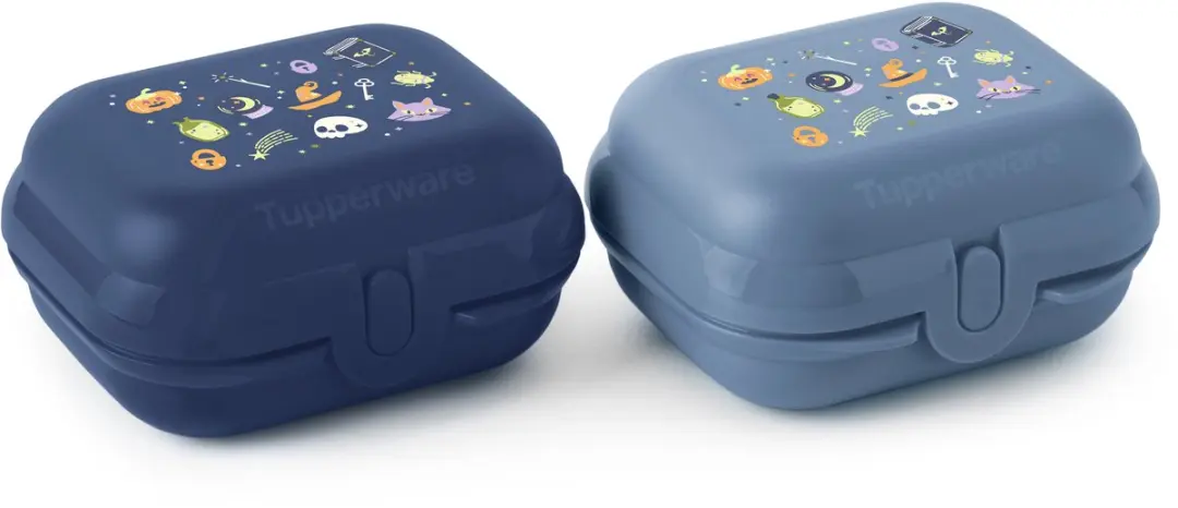 Tupperware smartclipdoosjes set van 2 Halloween
