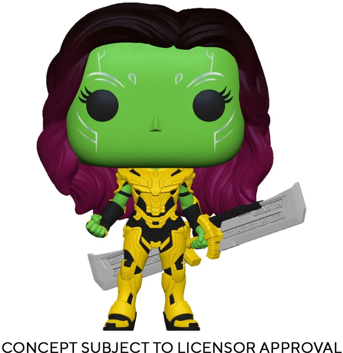 Marvel Funko POP! What If...? Gamora met Thanos' Zwaard - 9cm - Multicolor