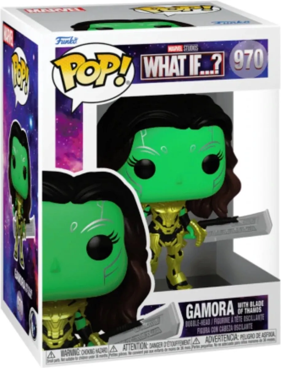 Marvel Funko POP! What If...? Gamora met Thanos' Zwaard - 9cm - Multicolor