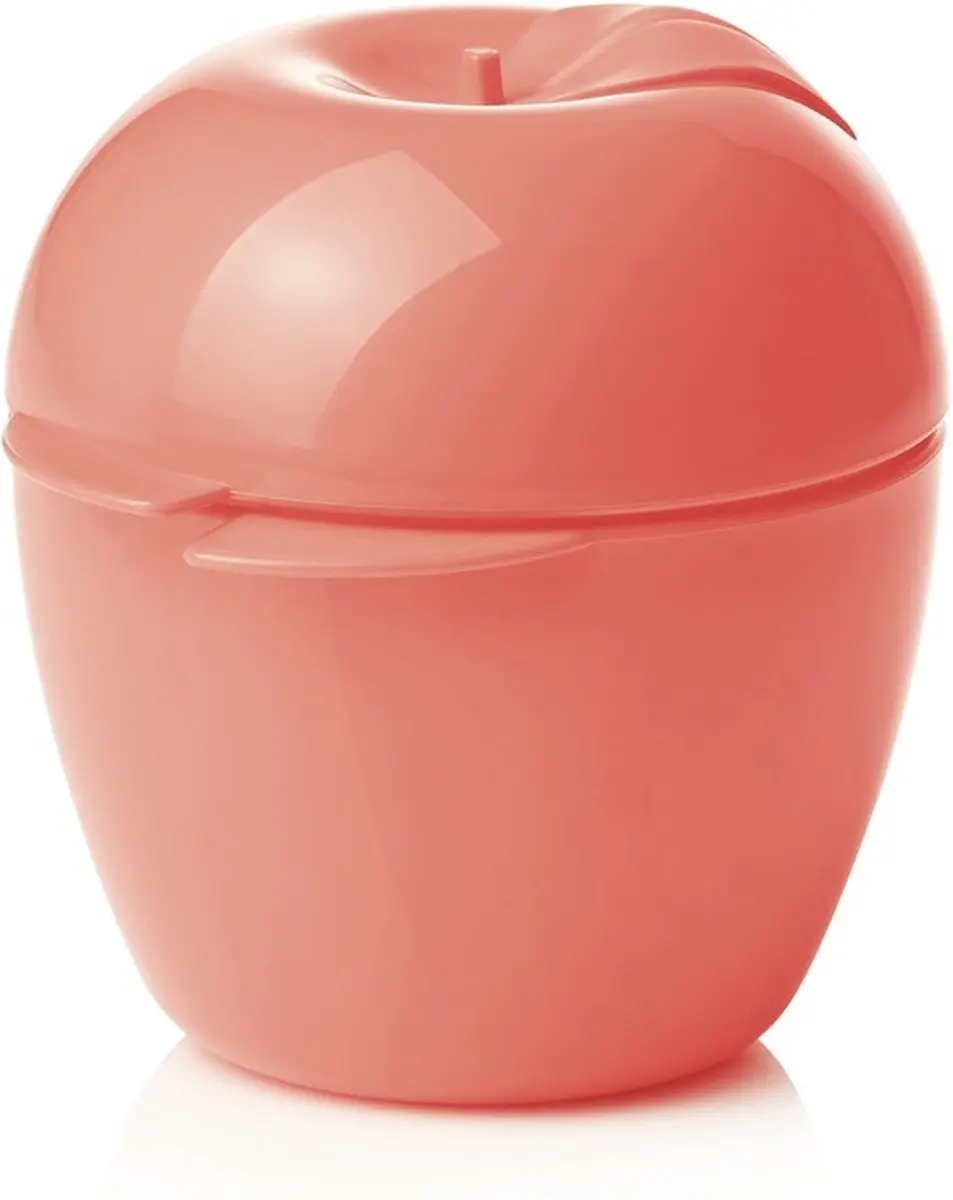 Tupperware Fruitdoosje Appel, 250ml, rood