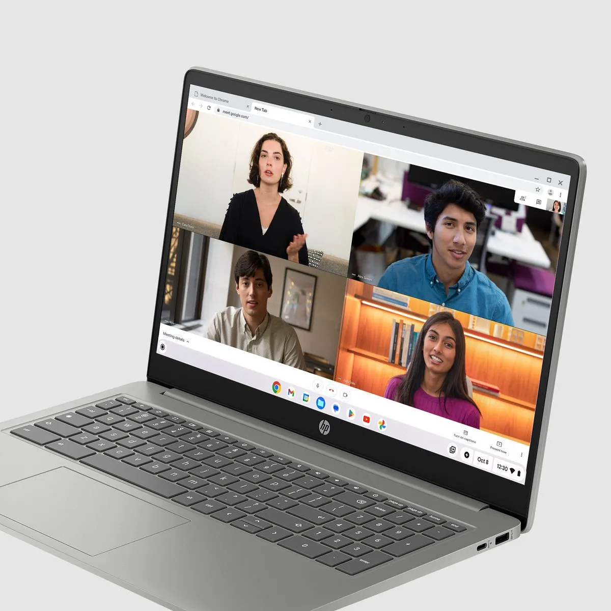 HP Chromebook 15a-nb0240nd - i3-N305 8GB 128GB Wi-Fi 6E - Zilver