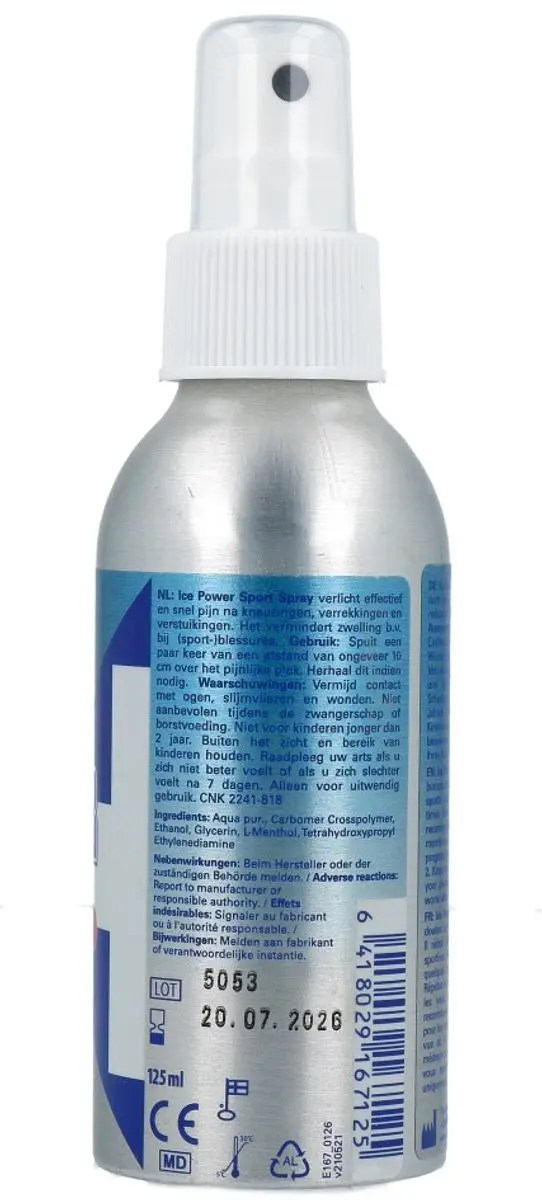 ICEpower Sport Spray 125ml - afbeelding 3 van 6