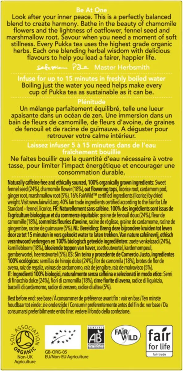 Pukka Relax Biologische Kruidenthee - 20 Theezakjes