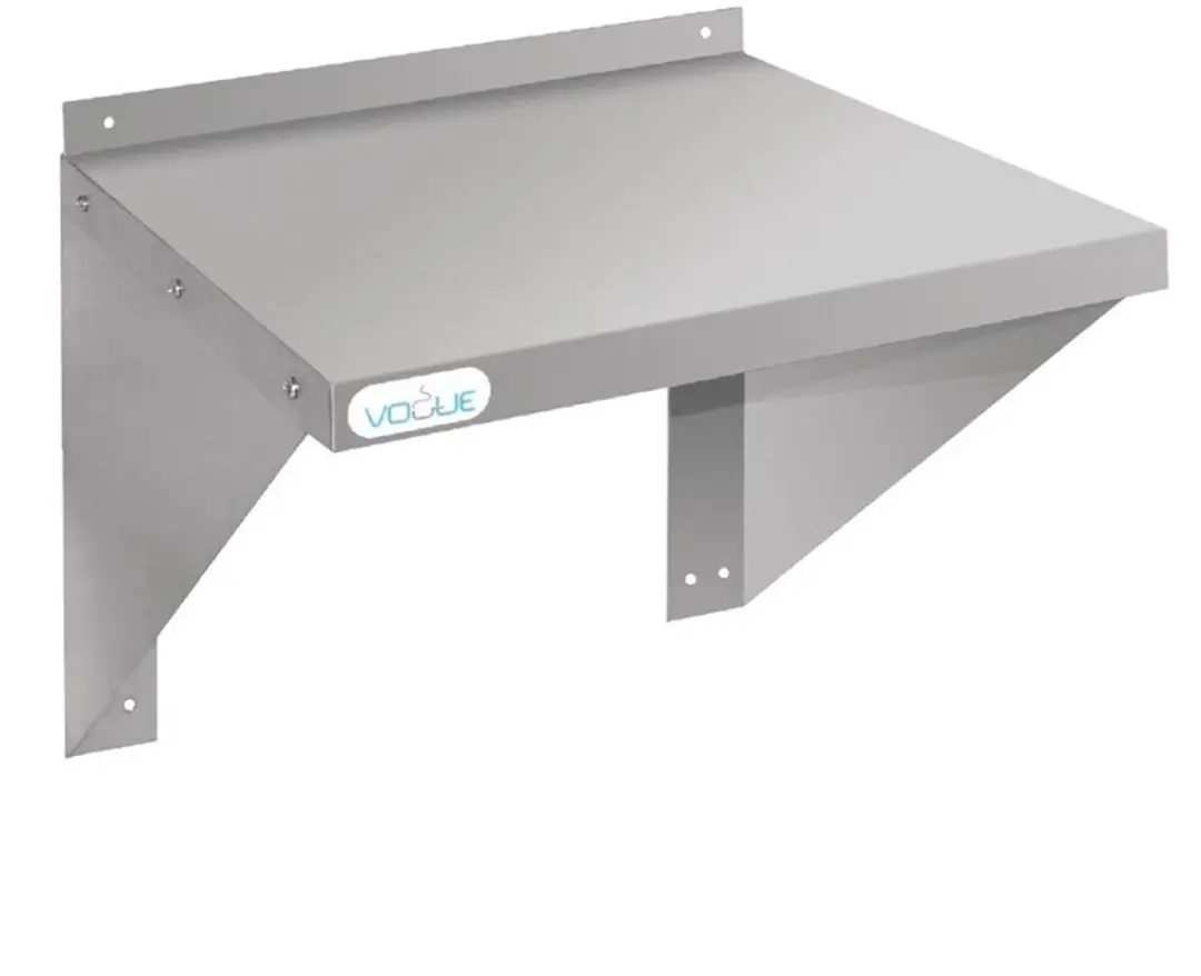 RVS oven/magnetron wandplank