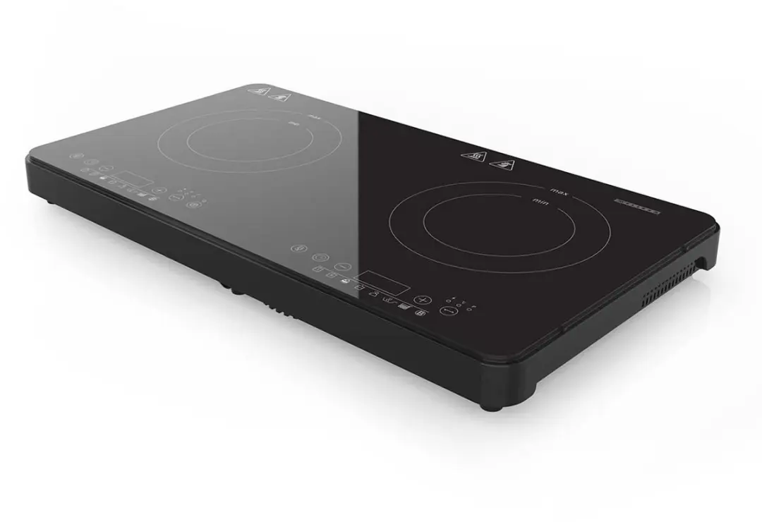 Melissa Dubbele Inductiekookplaat 3500W - 2 Pits - Zwart