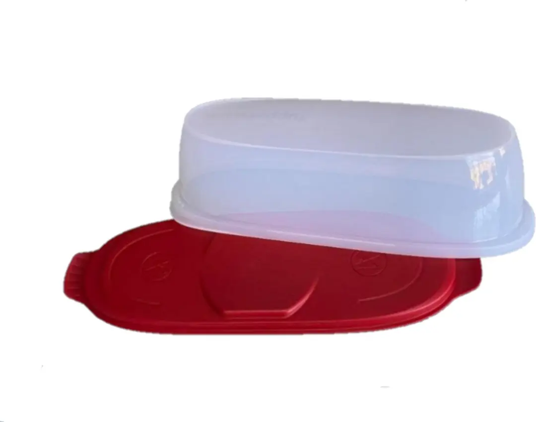 Tupperware Vershoud-Worstbak, Rood-Wit