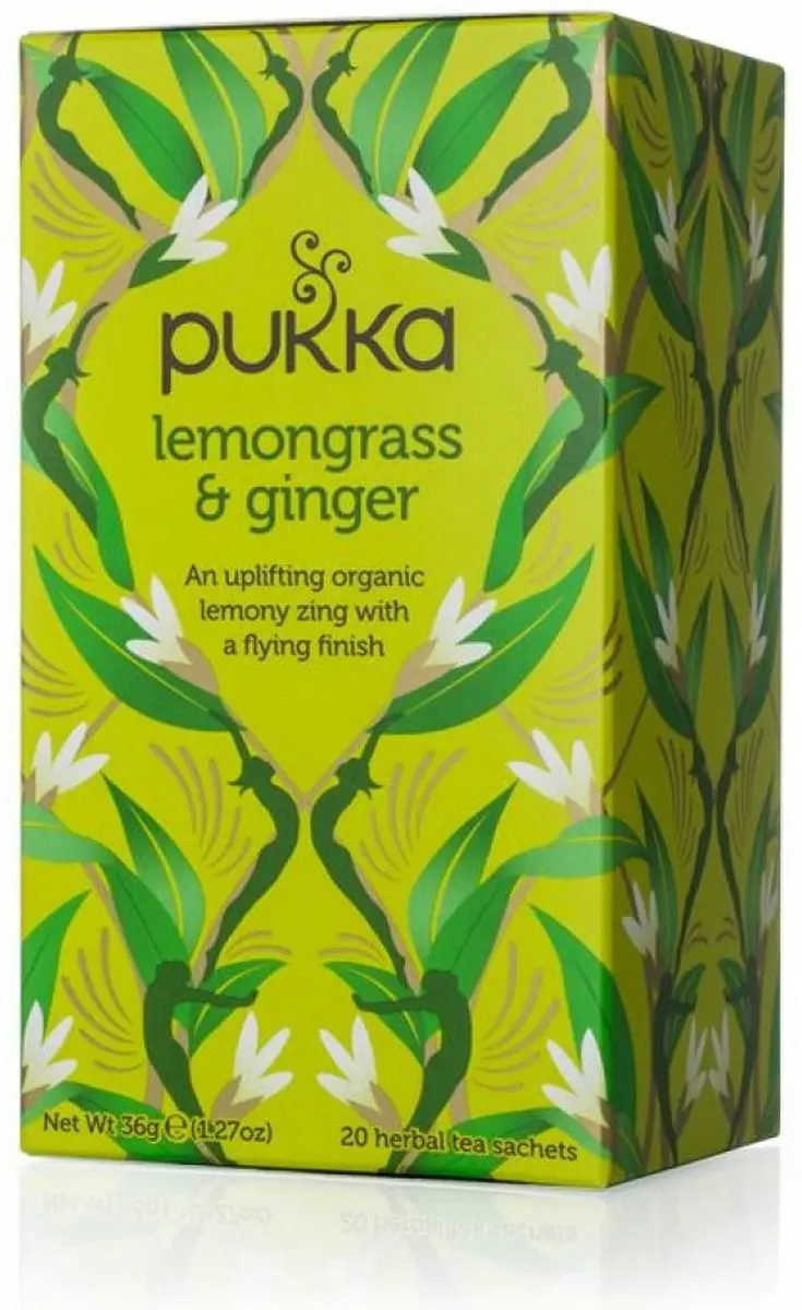 Pukka Lemongrass & Ginger Biologische Kruidenthee 20 Zakjes