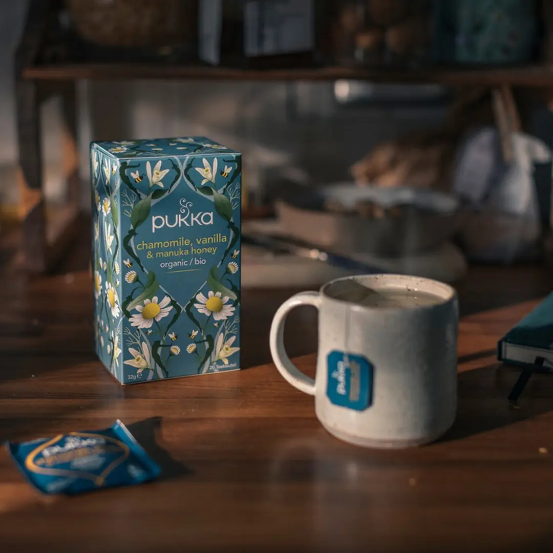 Pukka Kamille Vanille & Manuka Honing Kruidenthee 20 Zakjes
