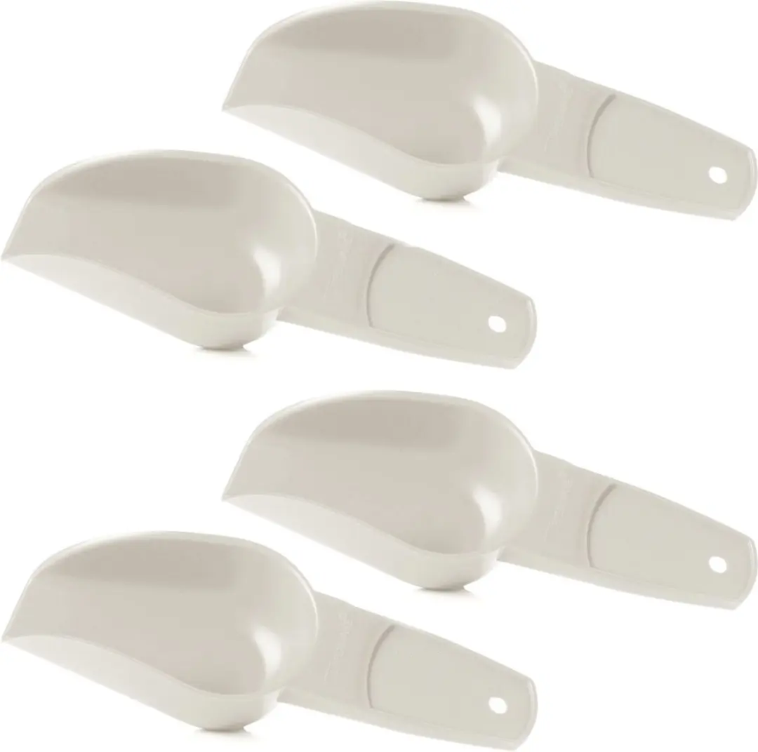 4 Tupperware schepmaatjes maatschepjes