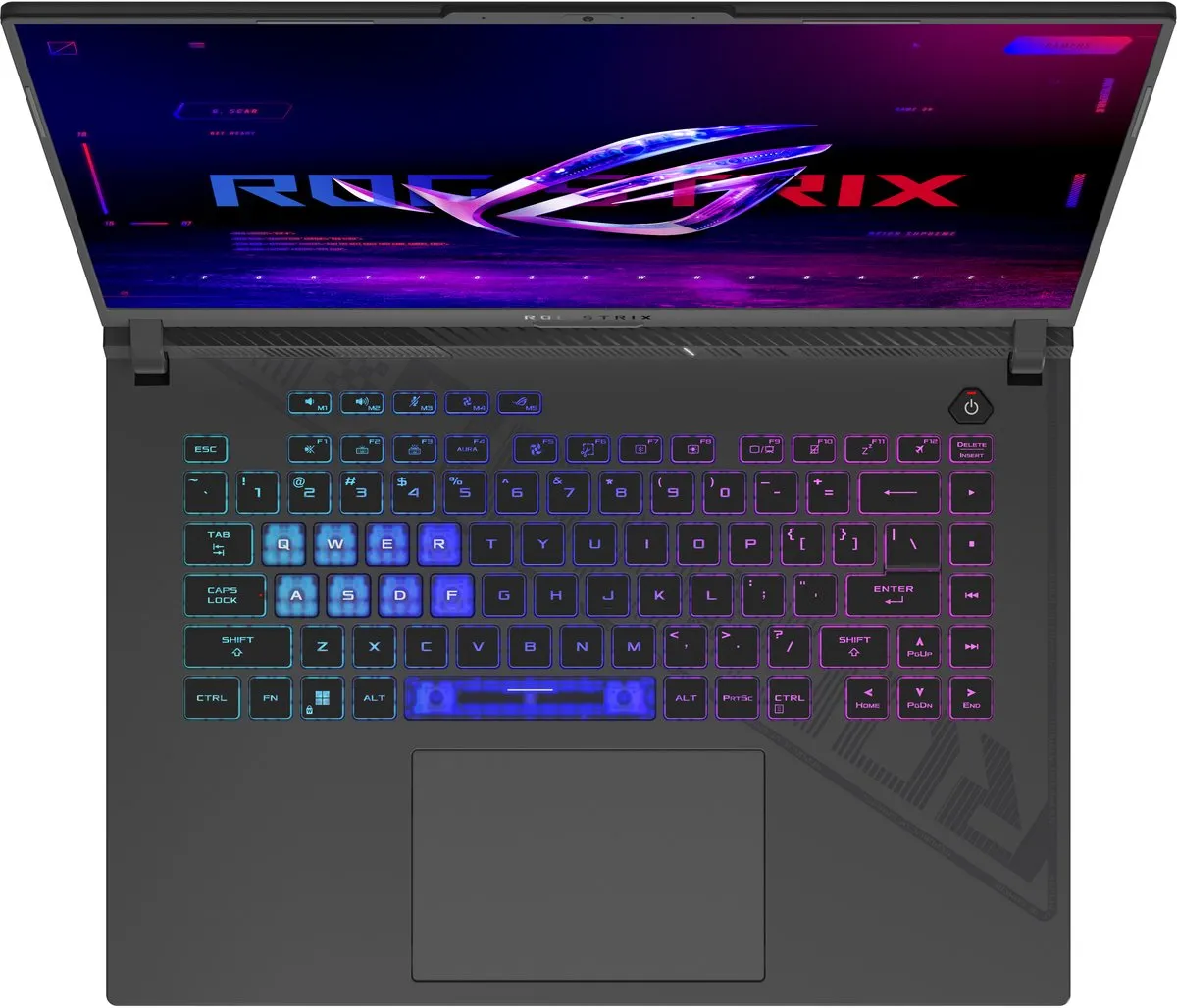 ASUS ROG Strix G16 G614FR-RV014W Gaming Laptop - 16" WUXGA - AMD Ryzen 9 7940HX - RTX 5070 Ti - 32GB DDR5 - 2TB SSD - Zwart