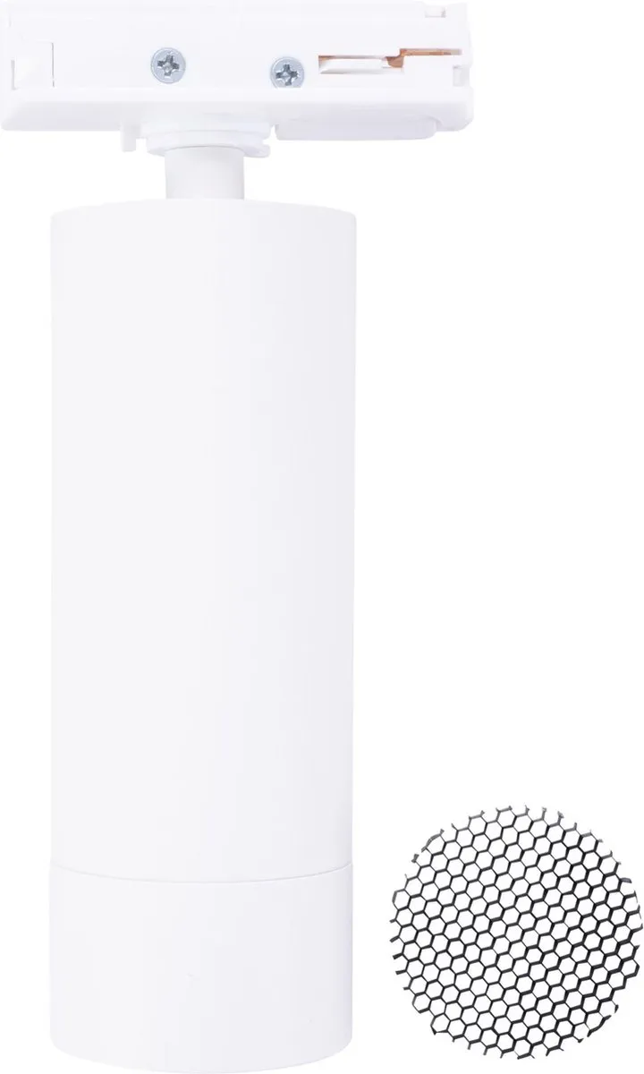 Ledvion LED Railverlichting 1M - 2 Spots GU10 Wit Dimbaar